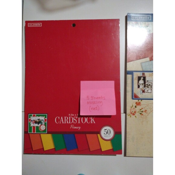 Craft Colorbok Paper Bundle(2 Pads) & Recollections Paper Punches(4) - Picture 7 of 11